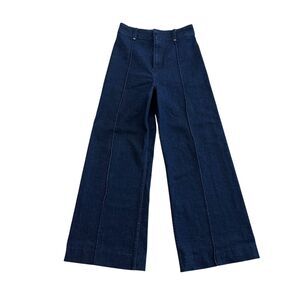 Zara ZW Collection High Waist Wide Leg Jeans Size 4